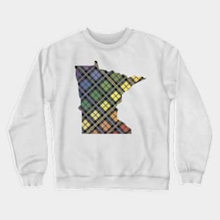 Minnesota Pride Plaid Crewneck Sweatshirt